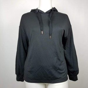 Avia Womens Hoodie Athletic Tunic Black NWT Size L